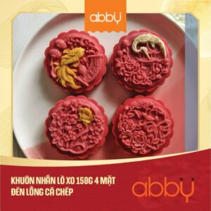 Khuôn nhấn lò xo 150g 4 mặt đèn lồng cá chép