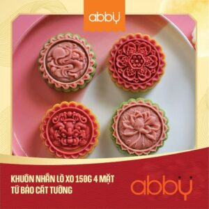 Khuôn nhấn lò xo 150g 4 mặt tứ bảo cát tường