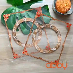 Bộ khay túi bánh 600g (mẫu 1) (5 túi + 5 khay)