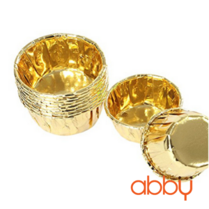 Cốc thiếc tròn 125ml kèm nắp màu ngẫu nhiên (10 chiếc)