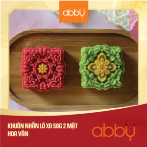 Khuôn nhấn lò xo 50g 2 mặt hoa văn