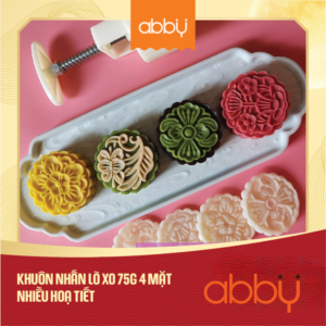 Khuôn nhấn lò xo 75g 4 mặt nhiều hoạ tiết