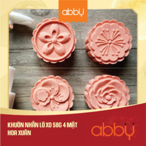 Khuôn nhấn lò xo 50g 4 mặt Hoa xuân - chiếc