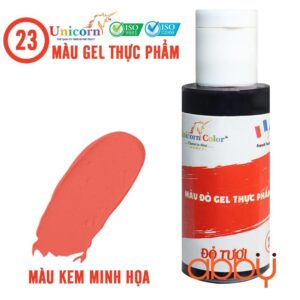 Màu gel thực phẩm đỏ tươi Unicorn 28g