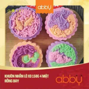 Khuôn nhấn lò xo 150g 4 mặt rồng bay