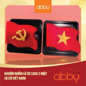 Khuôn nhấn lò xo 150g 2 mặt lá cờ Việt Nam