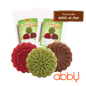 Set nguyên liệu tự làm vỏ bánh nướng 3 màu hiện đại 600g