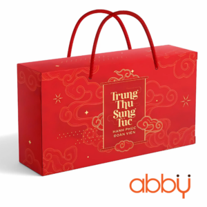 Hộp giấy 2 bánh trung thu 125-250g mẫu Kim Lân