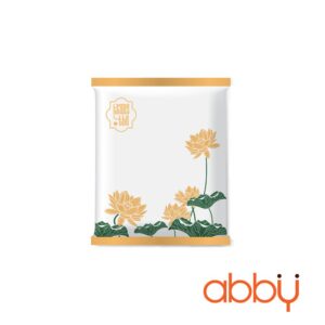 Túi đựng bánh trung thu 50-75g mẫu Sen xanh (100 túi)