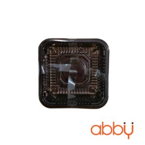 Khay nhựa 9cm đựng bánh Trung Thu 125-150g nâu trà PET (50 chiếc)