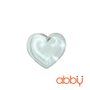 Cốc nhựa PS tim cứng 4.5x7cm 7745 kèm nắp (5 chiếc)