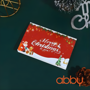 Thiệp giáng sinh 9.5x10cm (ngẫu nhiên)